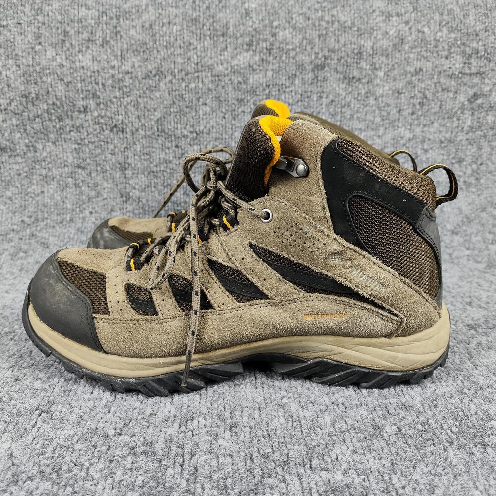 Columbia Boots Mens Size 9 Brown Suede Waterproof Combat Hiking BM5371-231
